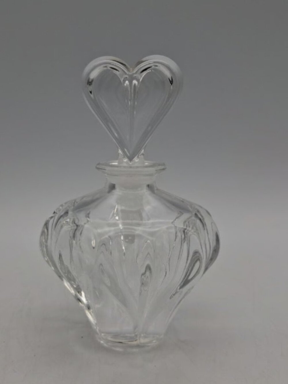 Bohemia Crystal - Lead Crystal Heart Perfume Bottle
